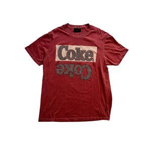 Rolla's Coca Cola Mirror Tee in Coke Red